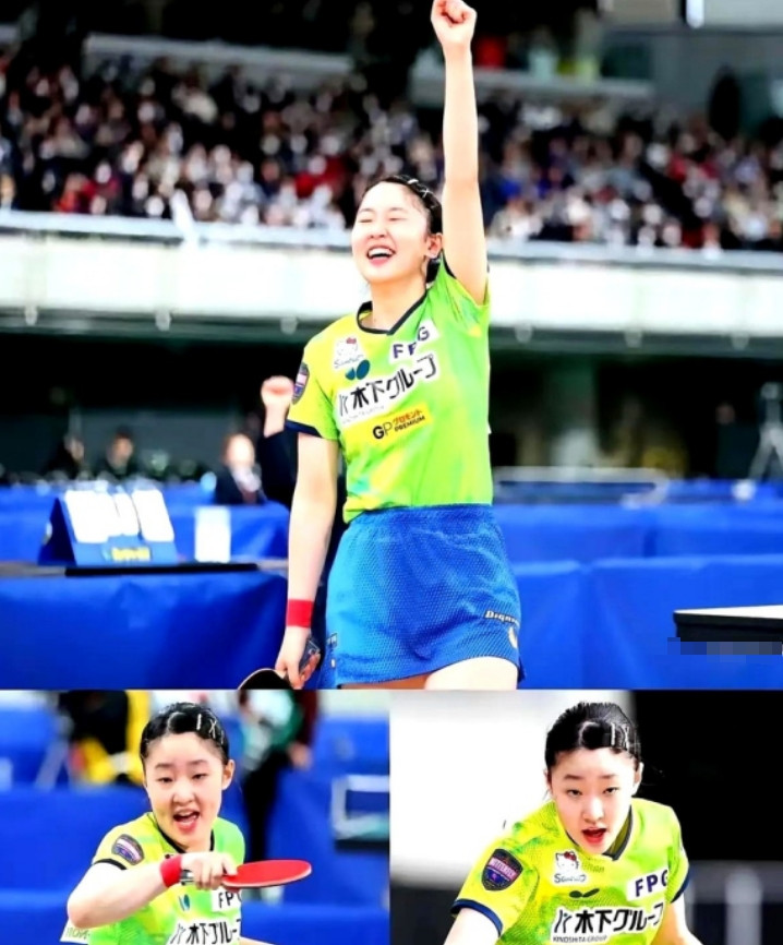 10号晚的东京体育馆可谓是人山人海、热闹非凡！16岁的张本美和以11:3、1