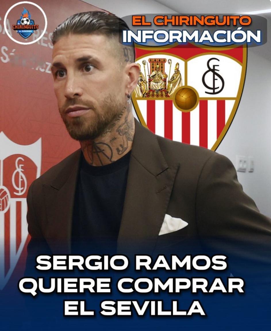 欧洲转会新闻播报！★当老板？拉莫斯及其领导的团队准备收购塞维利亚，他们提出了