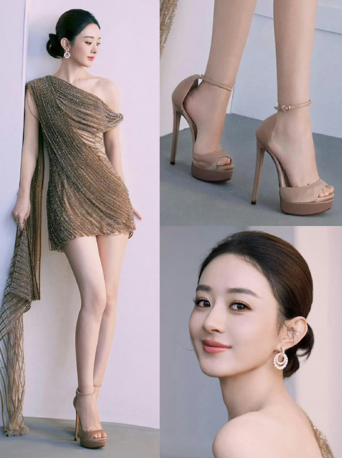 赵丽颖的高跟鞋怎么总是不合脚啊早年不火还能理解，现在都这么火了工作室还不上心，