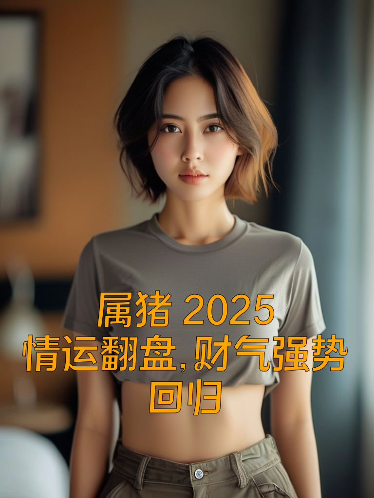 属猪2025：情运翻盘，财气强势回归