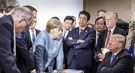 不得不佩服川普“声东击西”贬损之术。这不！他当着G7领导人面说，将俄罗斯踢出G7