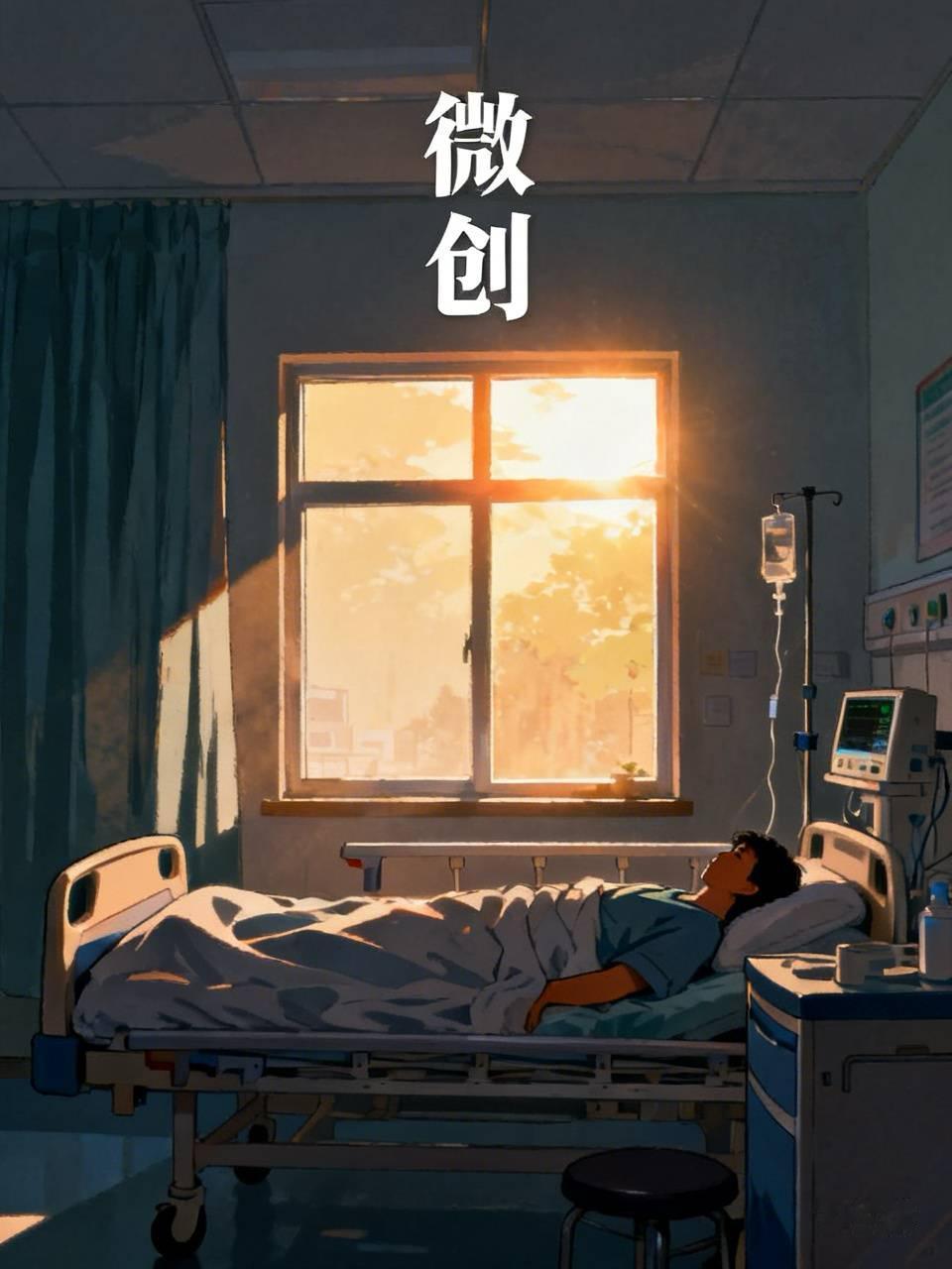 查房时医生说"微创"，我腿先软了。今天早上查房，主治医师翻着我的片子说："得