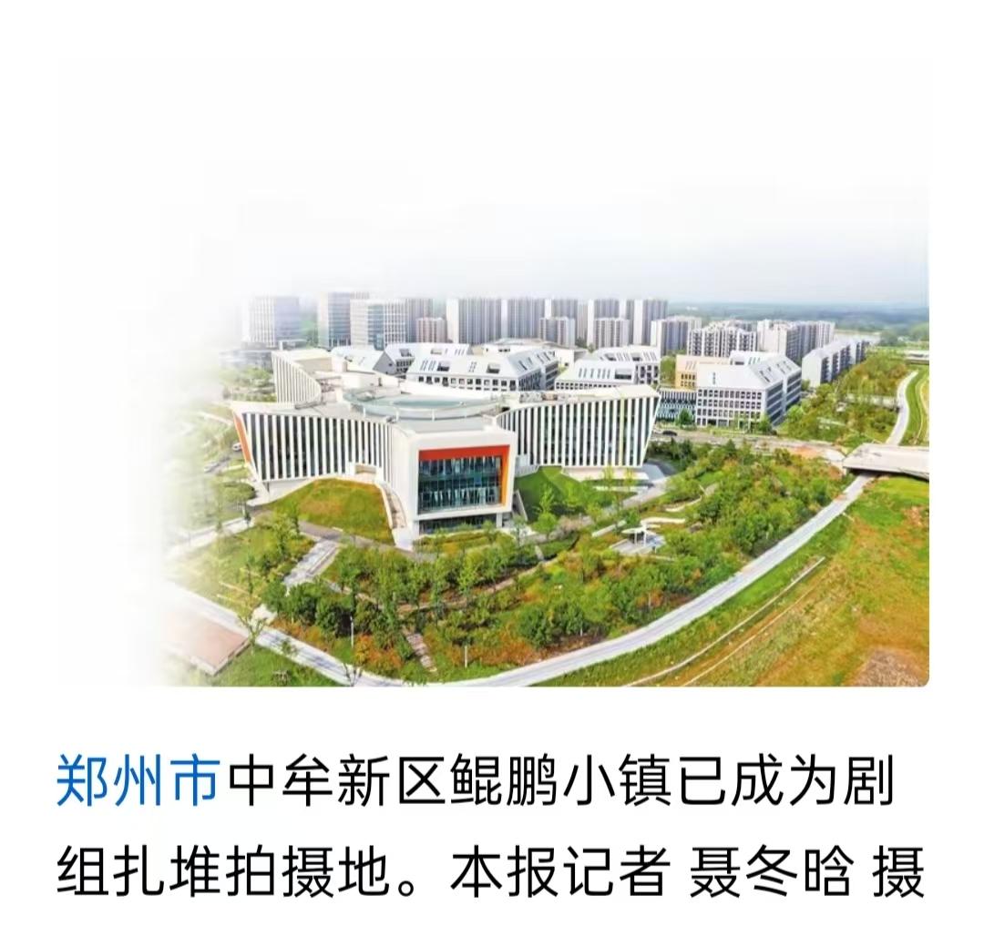啥，白沙鲲鹏软件小镇成中牟新区的啦？刚刚从规划群看到家人们的一份新闻报道截图，