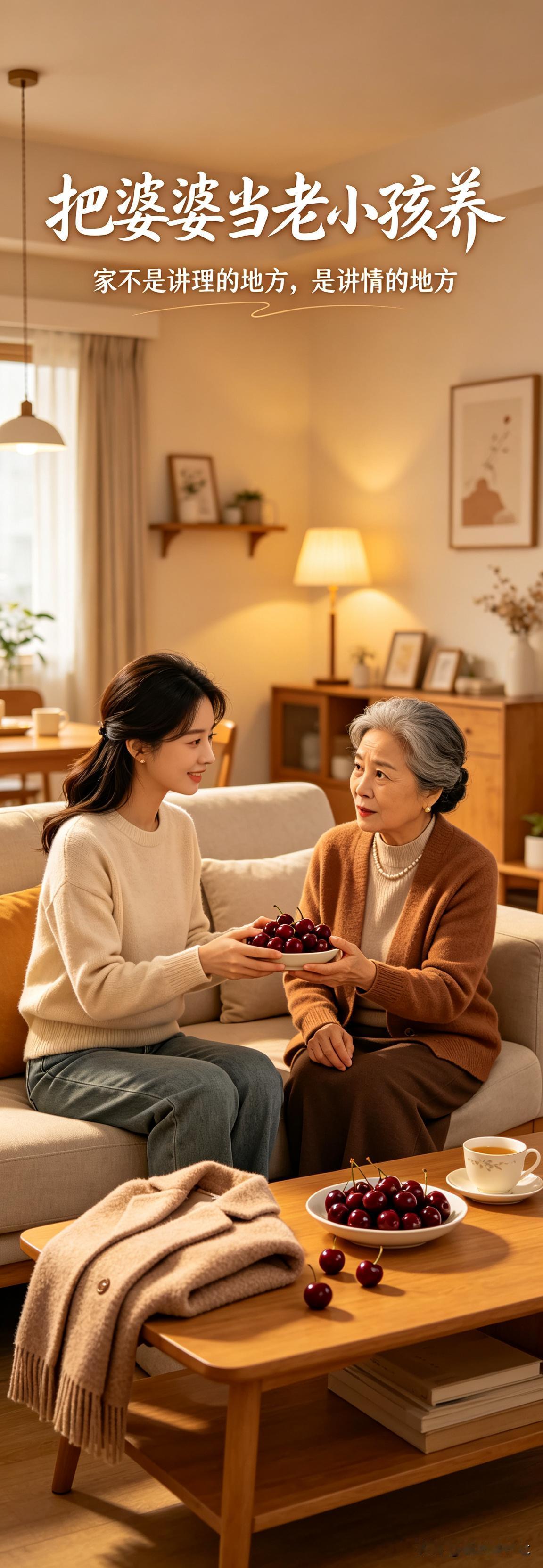 聪明儿媳从不和婆婆讲道理，懂得把婆婆当老小孩疼结婚三年，我终于悟透一个婚姻真