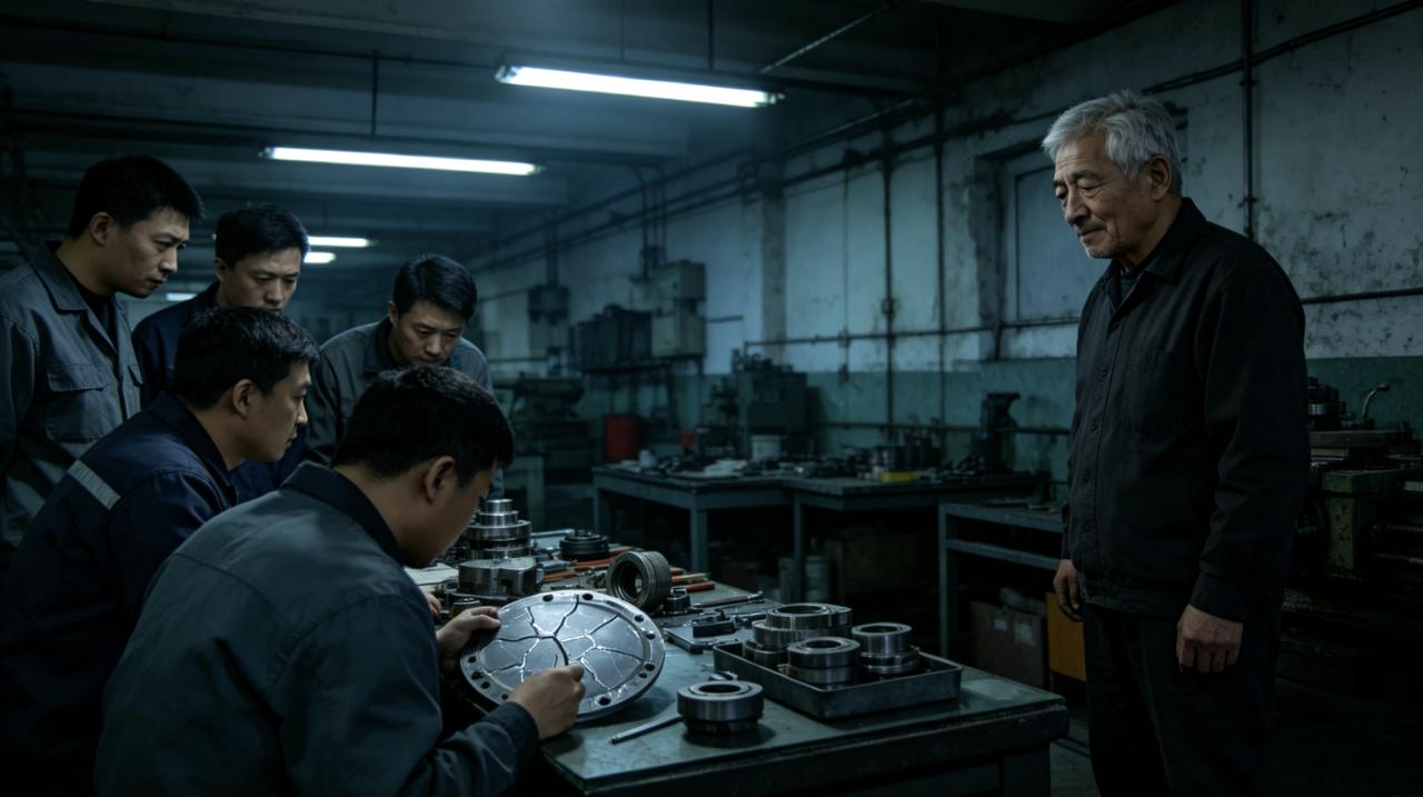 老张在车间干了三十年，闭着眼都能操作那台机器。新来的大学生想改进工艺，老张：“