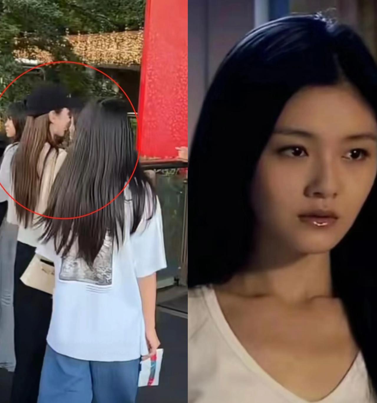 真是女大十八变，越变越好看，湾湾之行，马筱梅和玥儿一前一后的走，小玥儿背影简直和