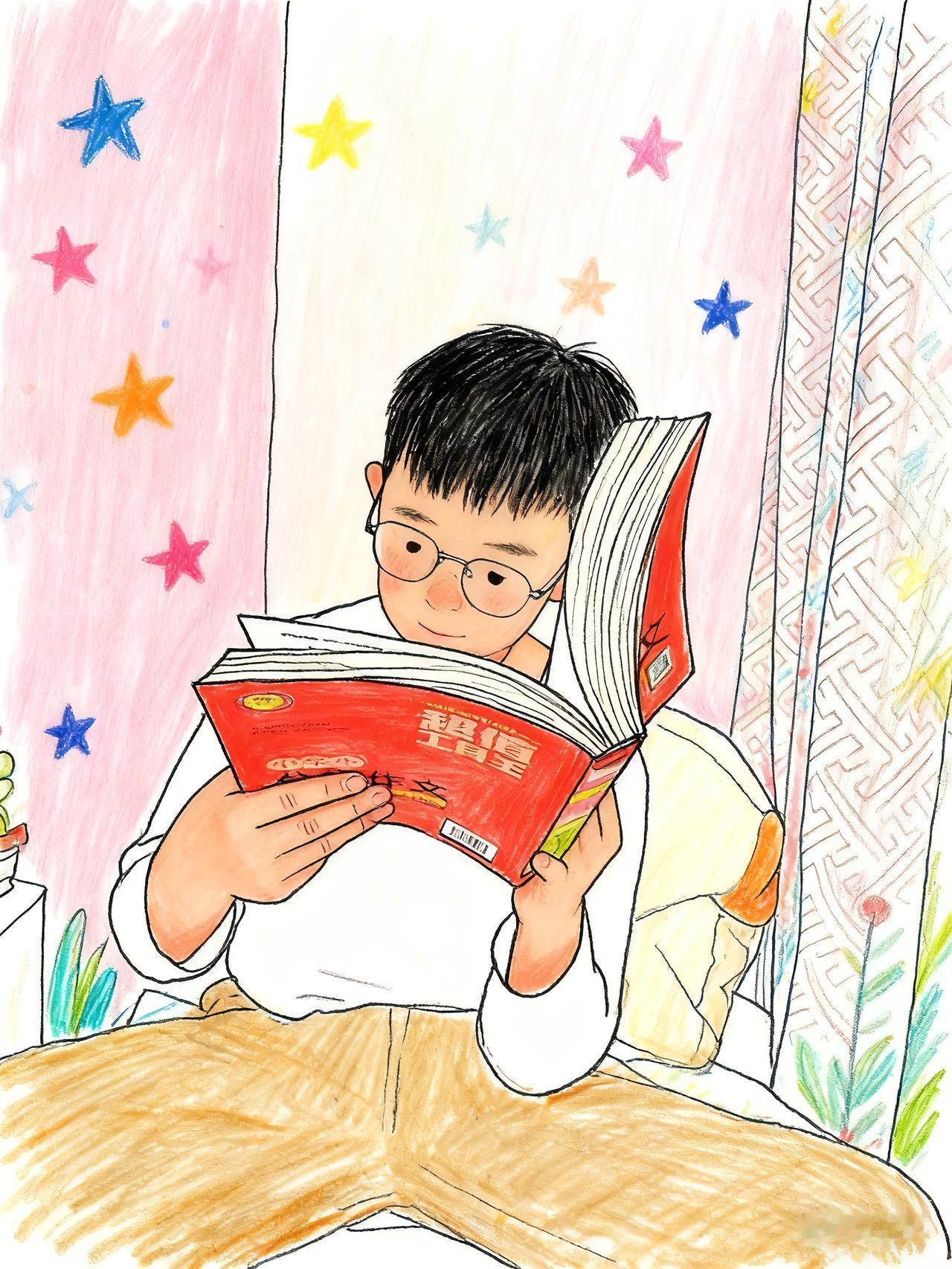 期中考试成绩出来了儿子一放学，书包一扔，眉开眼笑，从书包里掏出英语卷子，在我