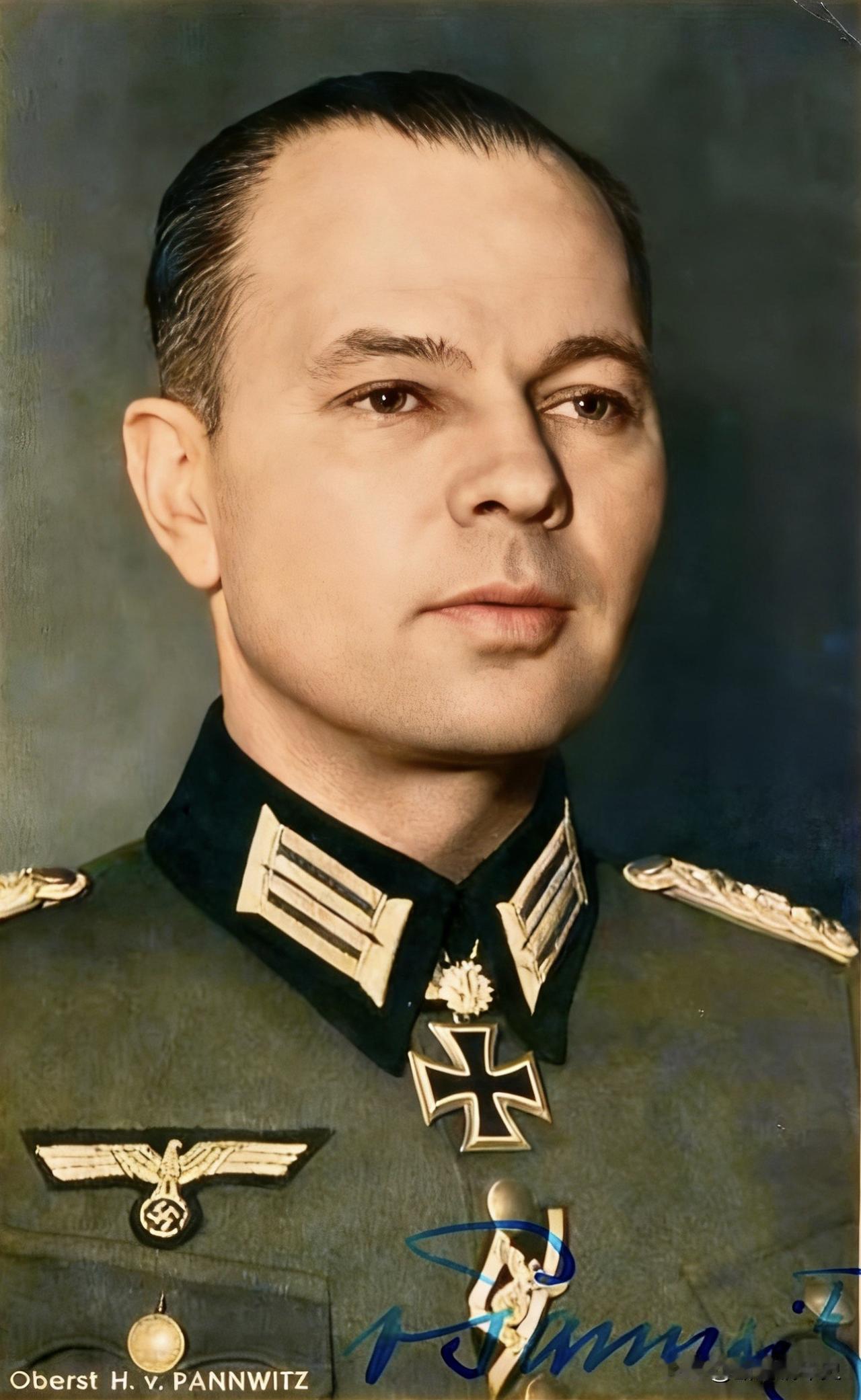 冯·潘维茨（1898－1947）出身于普鲁士贵族家庭，自幼就读于军校。一战期间，