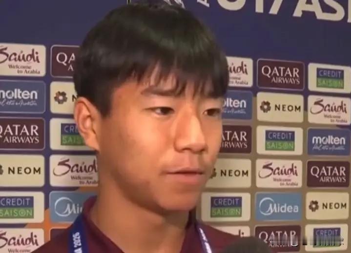 中国U17男足队长周雨诺真是雄心万丈！在中国U17男足迎战澳大利亚U17男足的亚