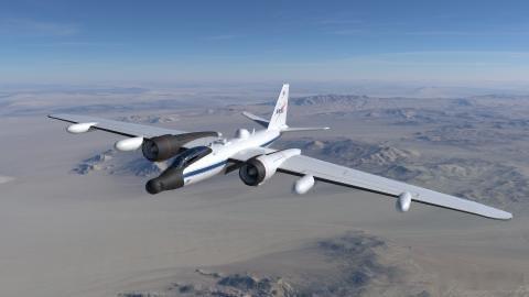 周二（1月27日）上午，美国国家航空航天局（NASA）下属的一架研究性质的飞机在