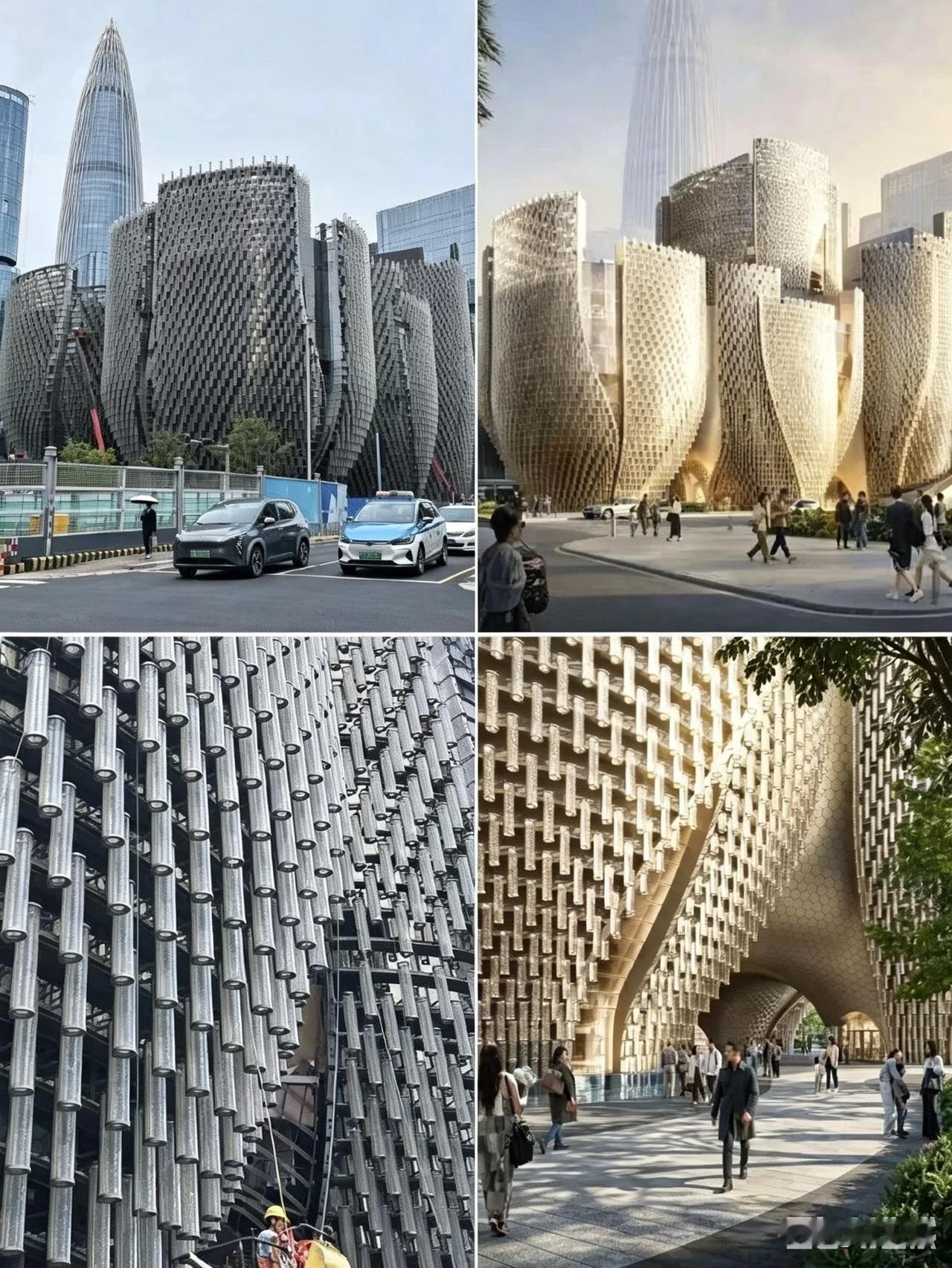 总投资43.5亿的腾创未来M80，位于深圳后海，预计2026年底完工。这建筑设计