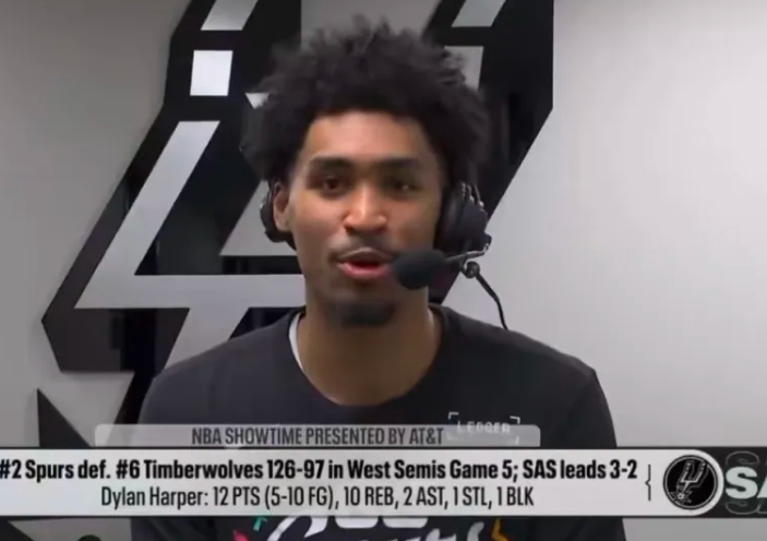 NBA季后赛，赛后哈珀接受了记者采访，谈到了自信和气场。哈珀表示：“自信的话，