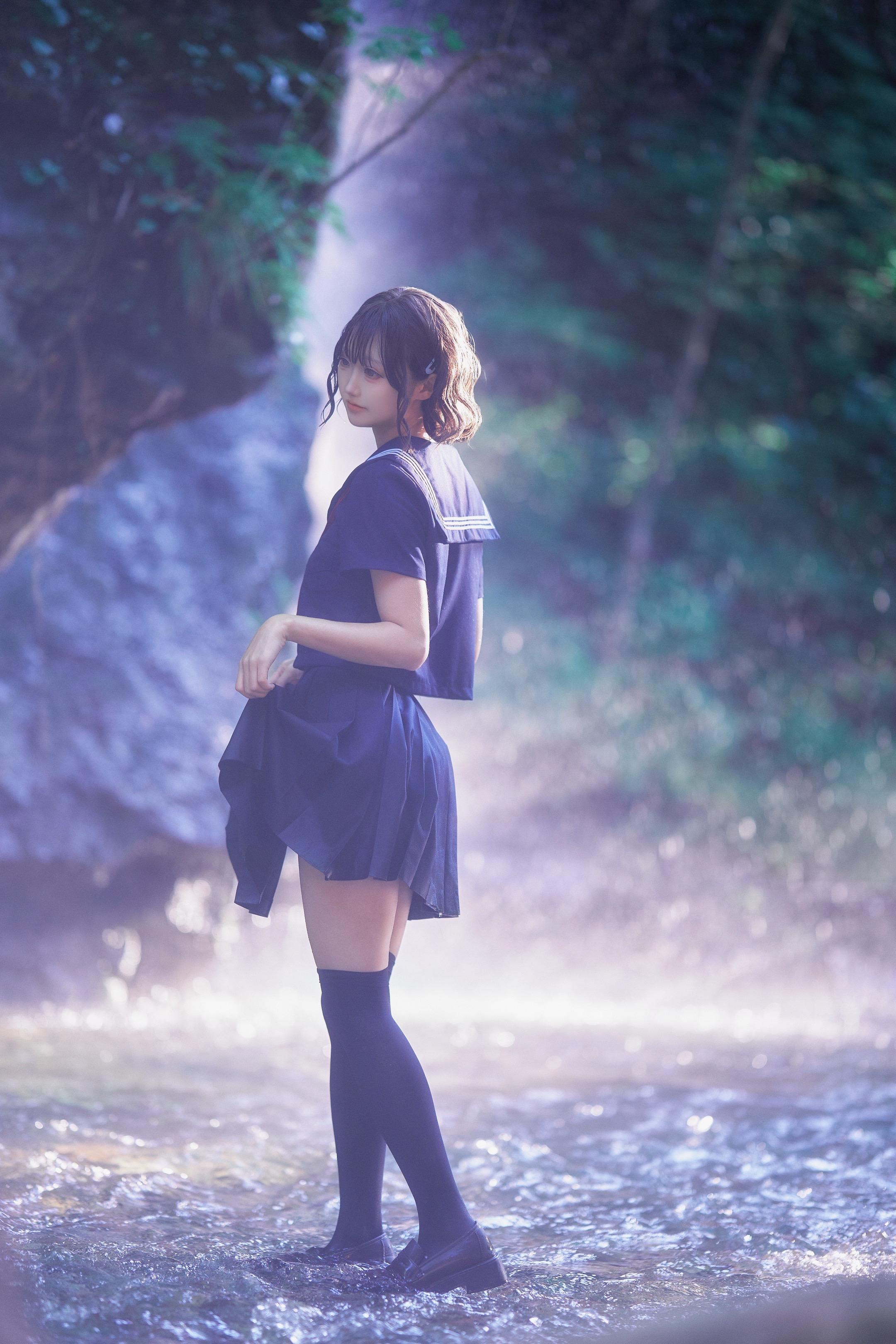 日系写真 少女的裙摆可以撑起整个夏天 夏天该有的样子 jk
