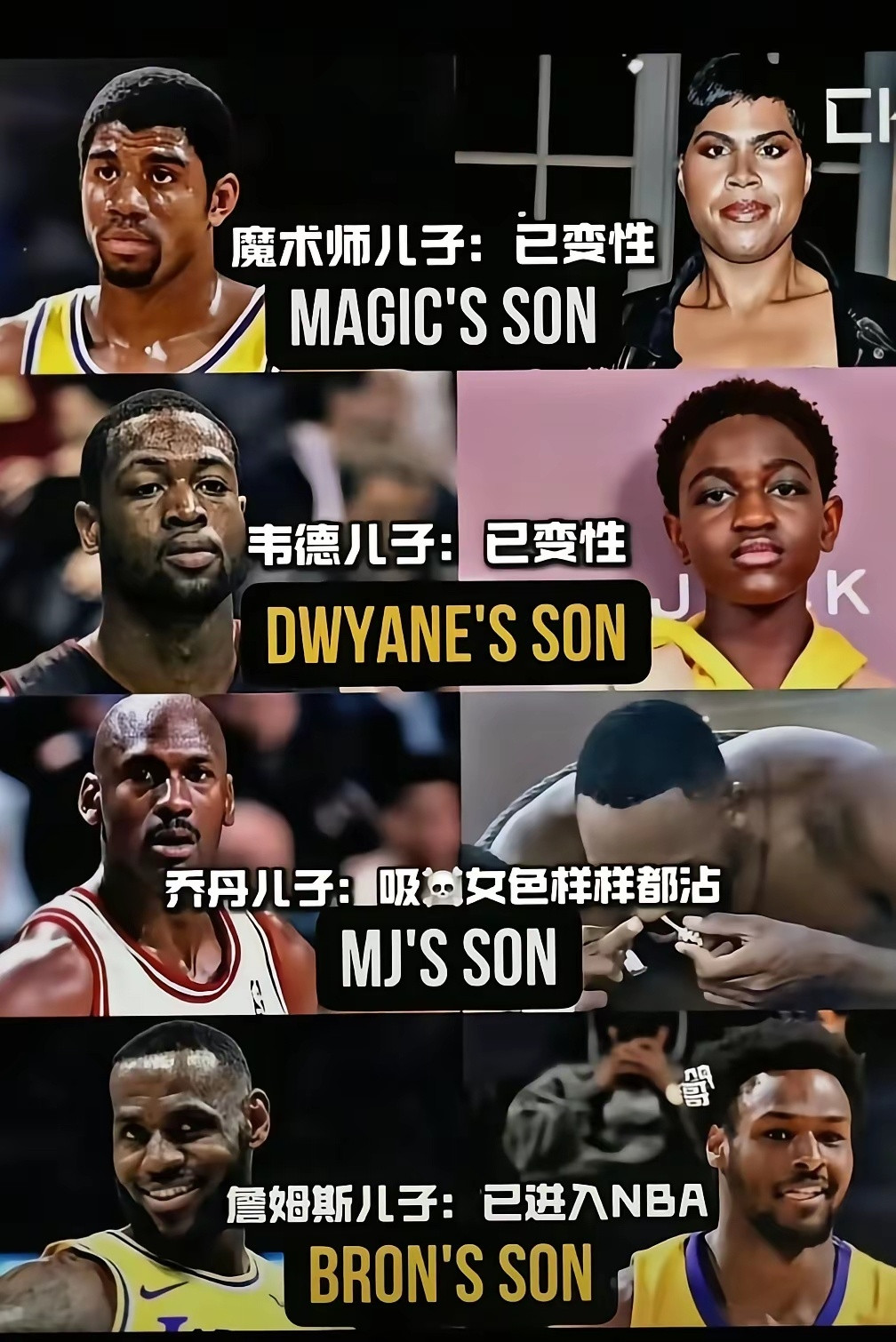 必须承认！詹姆斯在教育儿子方面，比他们仨强！​​​