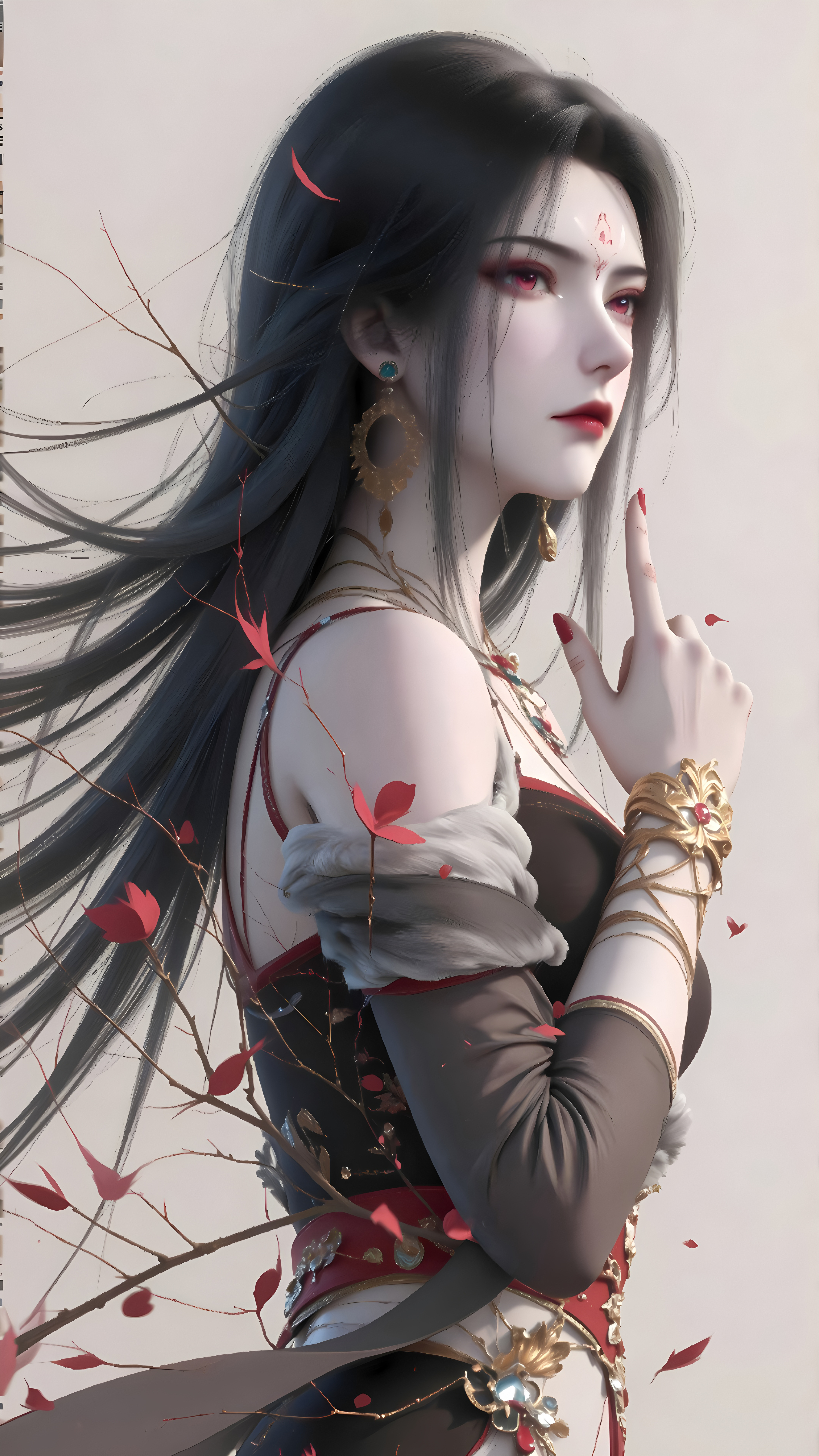 仙逆红蝶【精美壁纸】性感又神秘，简直是优雅与诱惑的绝配！