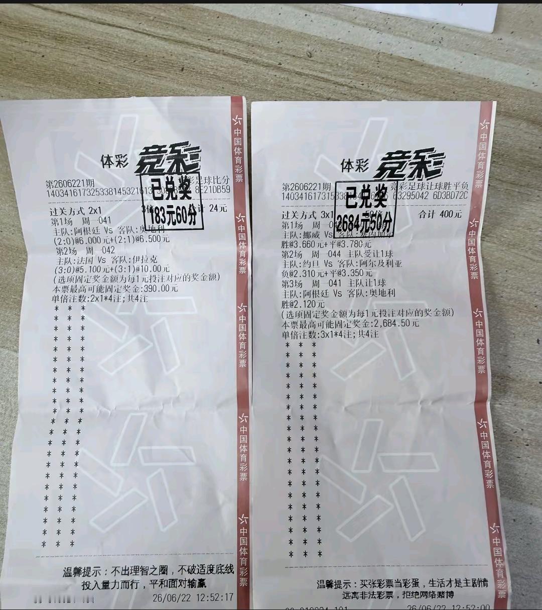 投注400元收获2684元！这算非常会投的了！很多人其实选择挺好的，也对了一