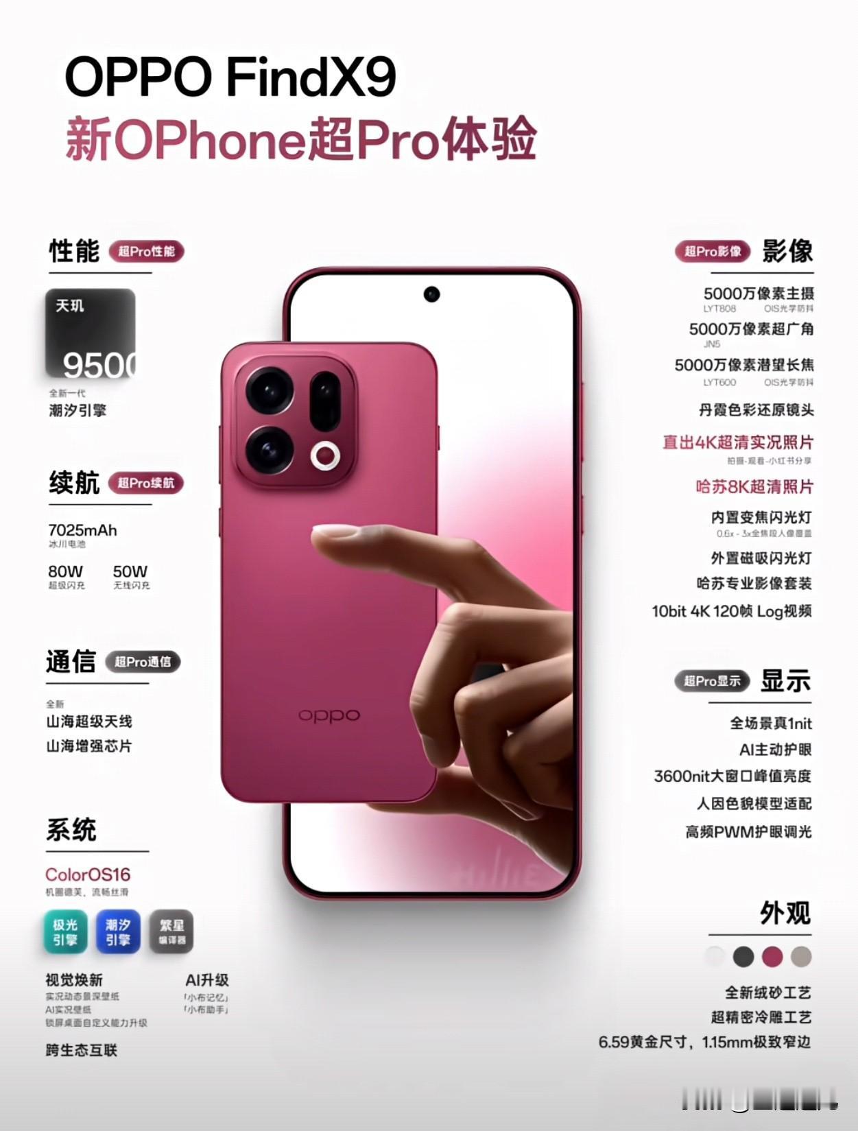 OPPOFindX9真的把“超Pro性能”玩明白了！搭载天玑9500芯片，用