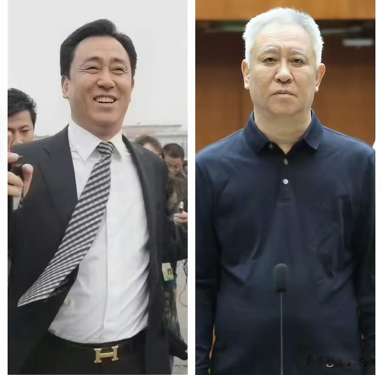 庭审画面曝光之后，许家印满头白发，连眉毛都白了，和从前意气风发的模样反差巨大，网