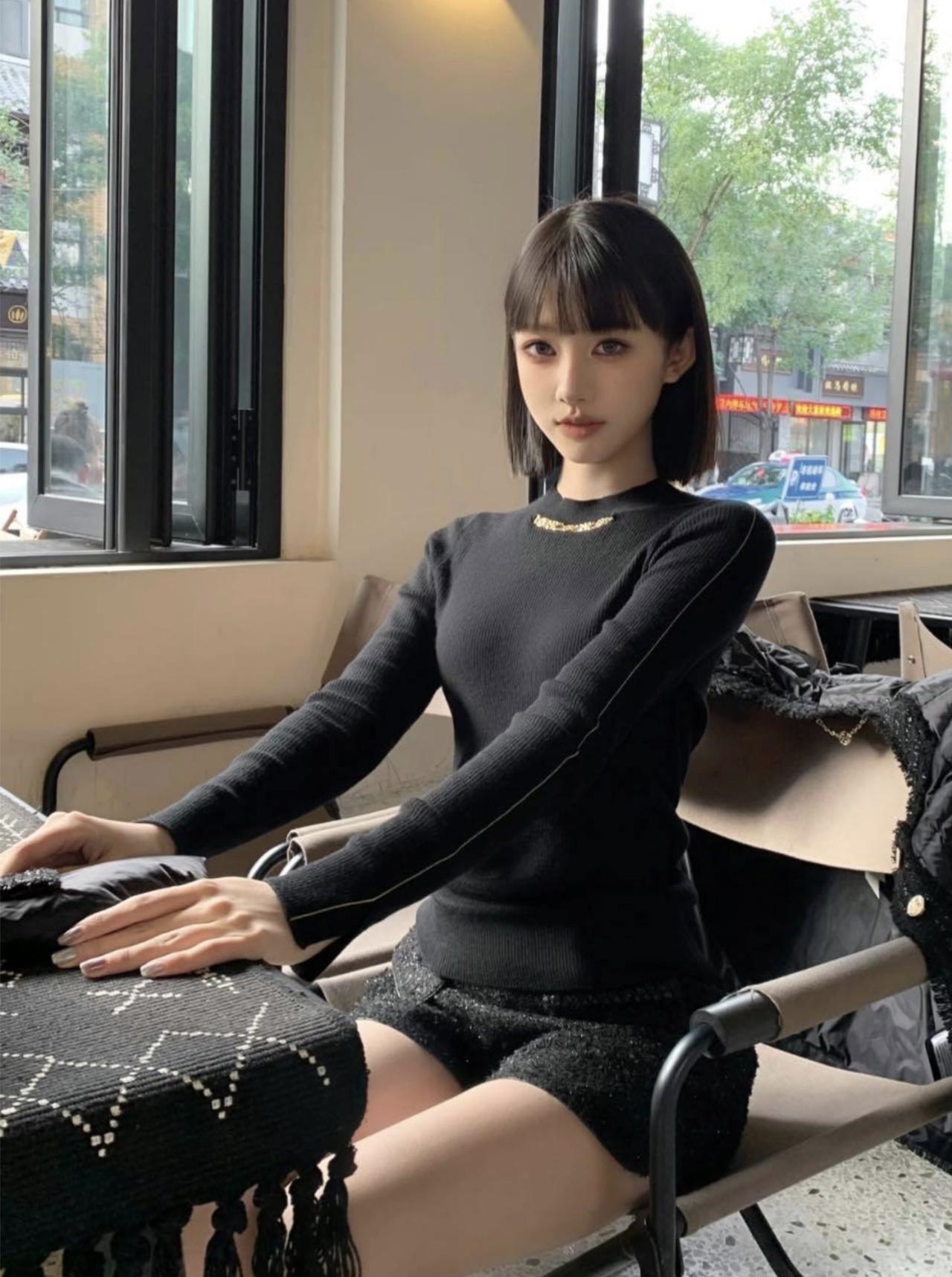 高冷气质女友完美比例02年/170cm/92斤一米七美女高个子女友美女身