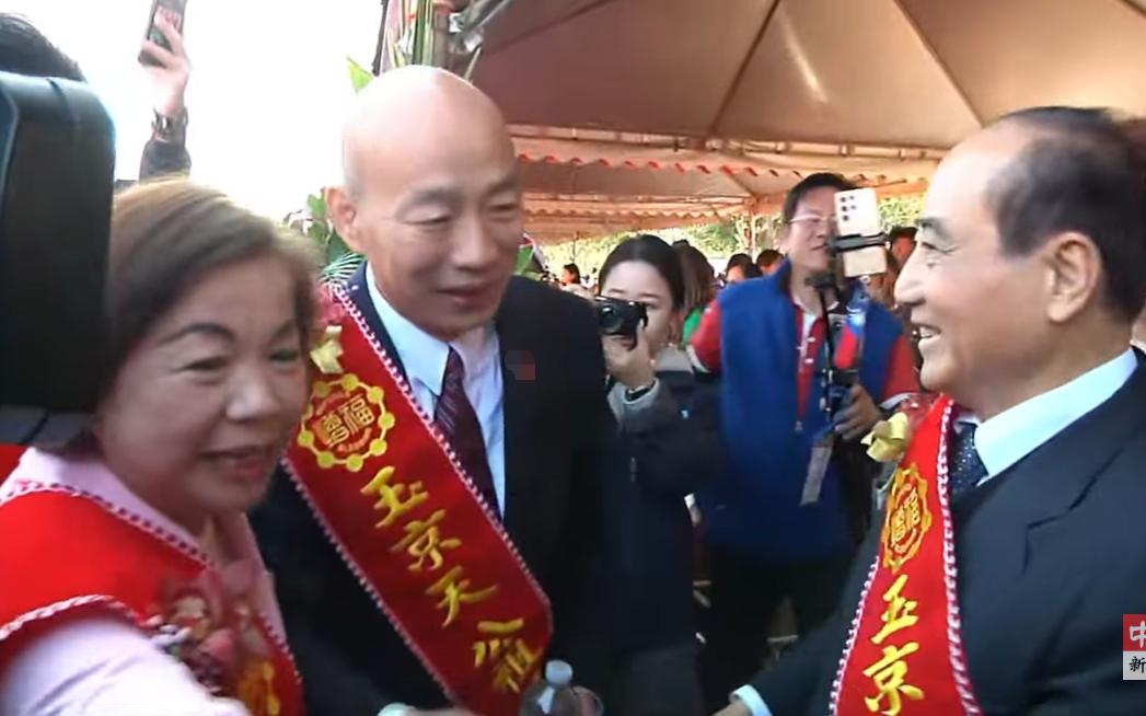 韩国瑜、郑丽文、卢秀燕、王金平台中同框　台立院长韩国瑜今天（10日）与江启臣