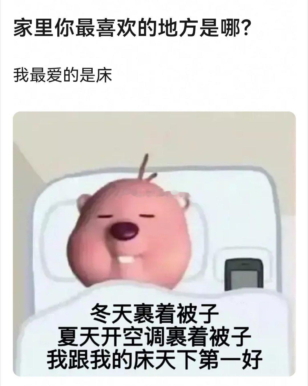家里你最喜欢的地方是哪？​​​