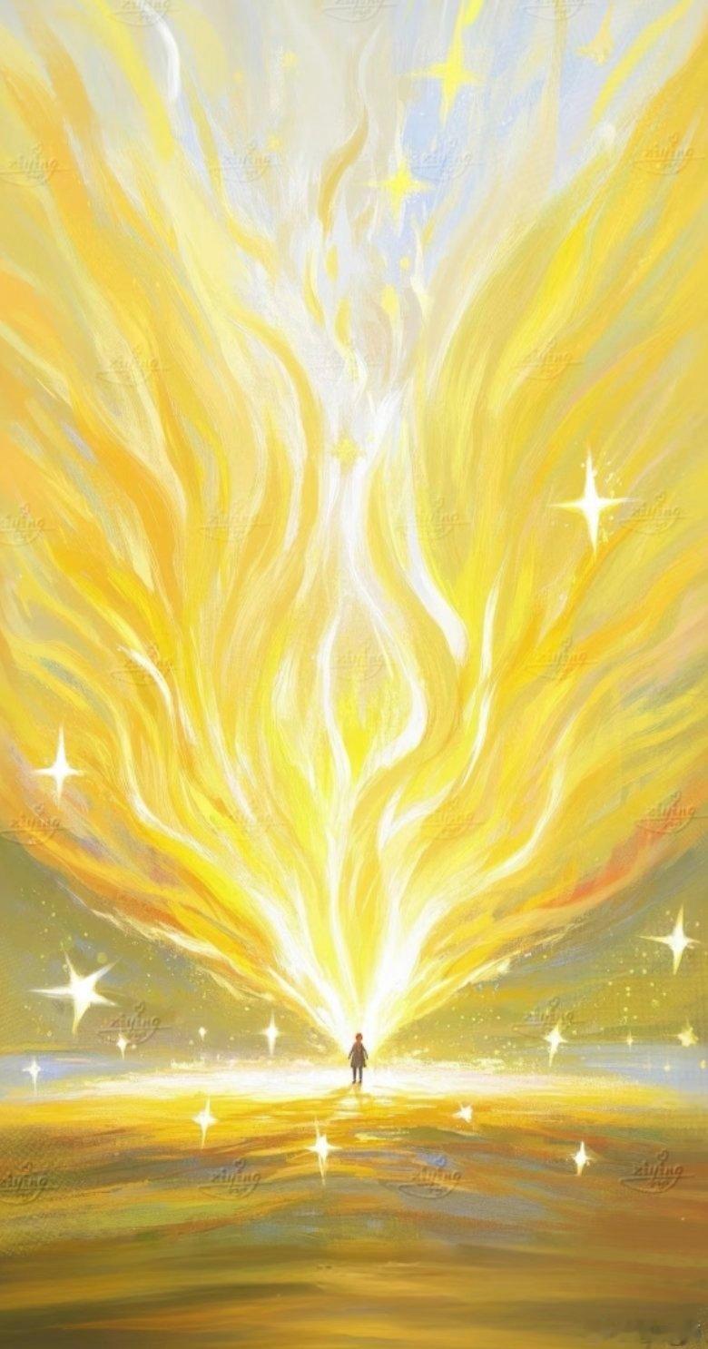 这张图里面蕴含了无穷无尽的能量，来帮助大家对抗黑暗。一切邪恶都战胜不了黑暗，所有