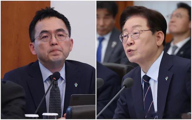 6月2日韩国国务会议上，李在明在听取检察部门工作报告后，当面叮嘱代理检察总长丘慈