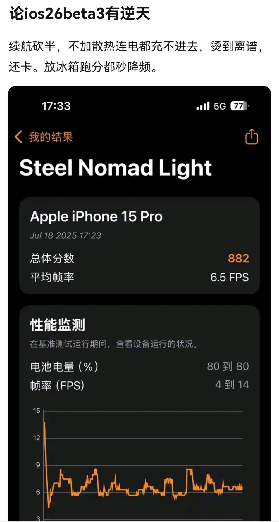 iOS26真这么夸张？手里的Phone16Pro一直没敢升级。​​​