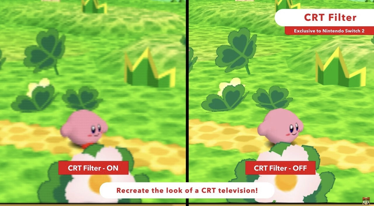 【Switch2推出64经典游戏新功能：支持回退与CRT滤镜】任天堂公布了针对