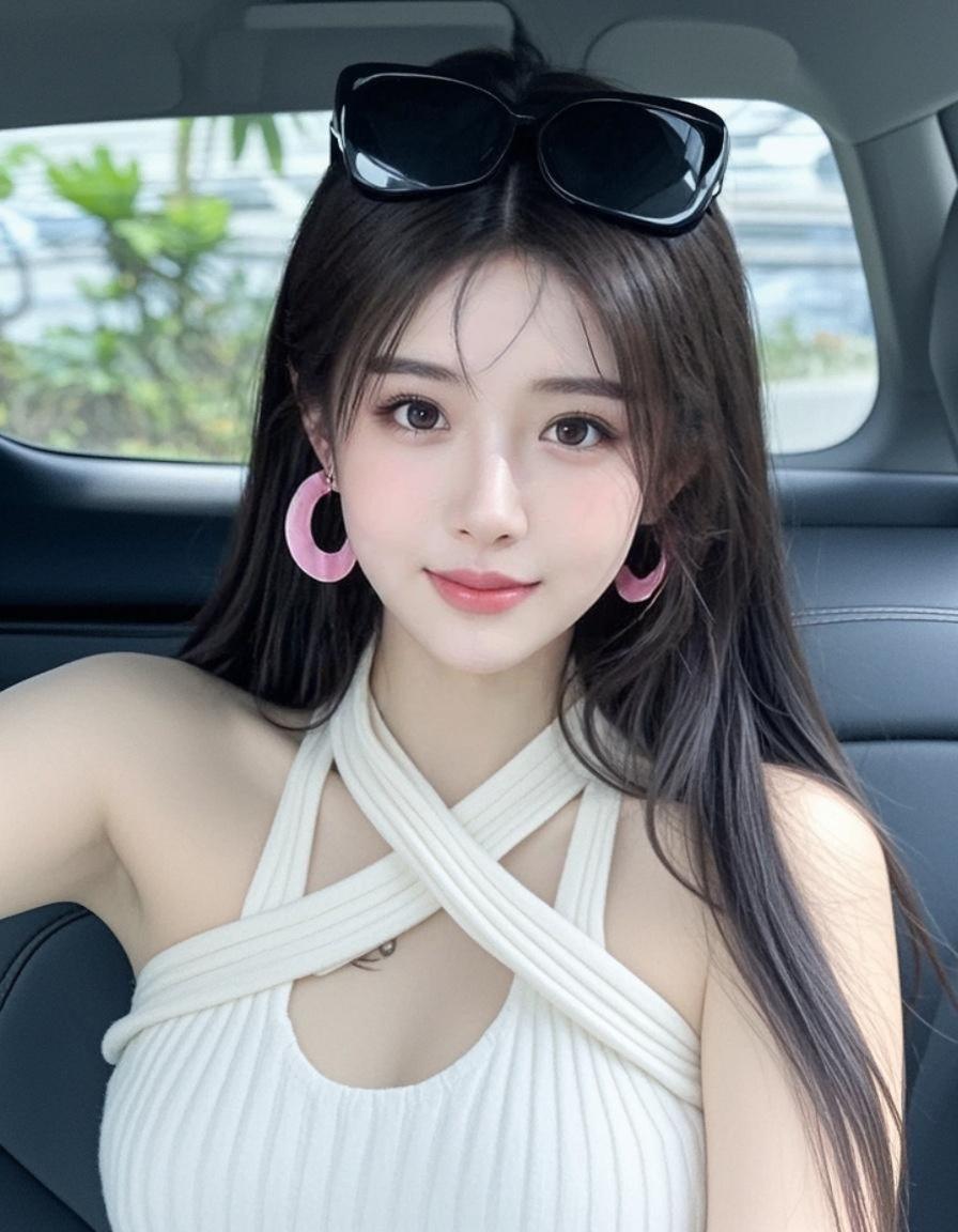 车内佳人 原来ai写真可以这么美 人生总得有一套ai写真吧 谁拍谁好看...