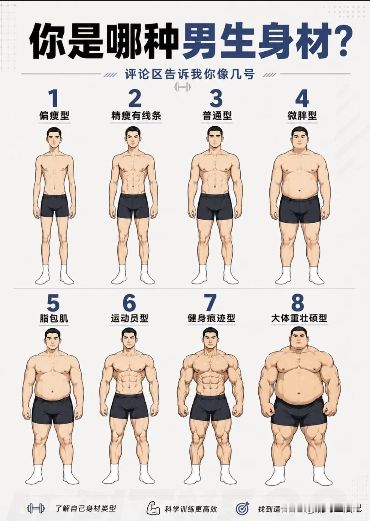 快来看看，你现在是哪种体型？