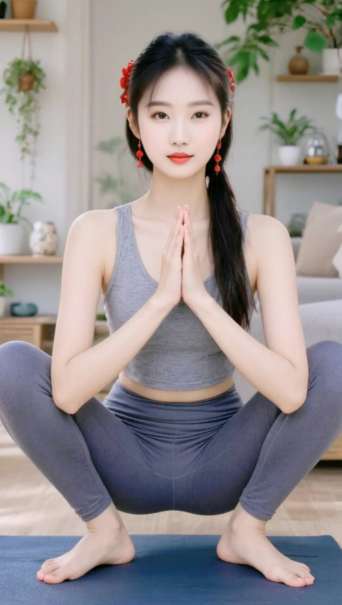 AI瑜伽低饱和写真 ai创作 舞蹈艺术写真 ai写真谁拍谁美 服装时装...