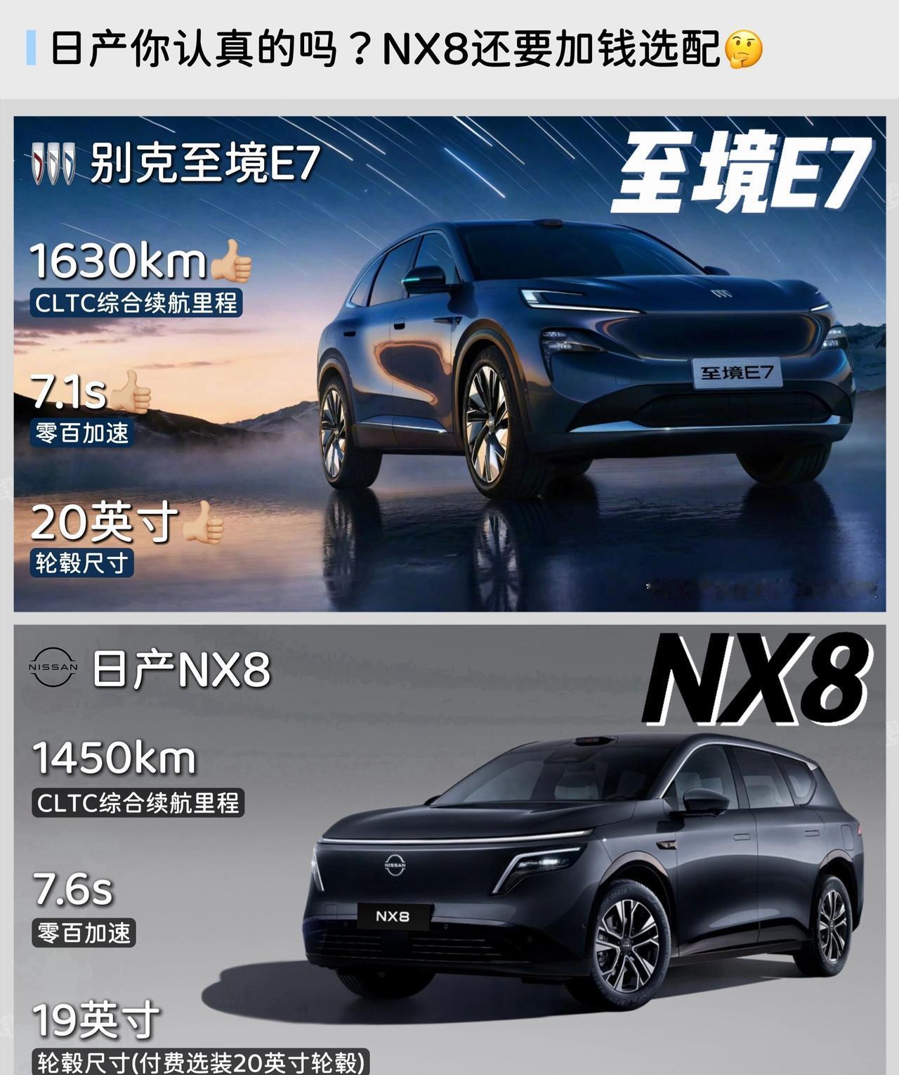 日产你认真的吗？NX8还要加钱选配🤔20万级新能源SUV市场太热闹了，不仅国产