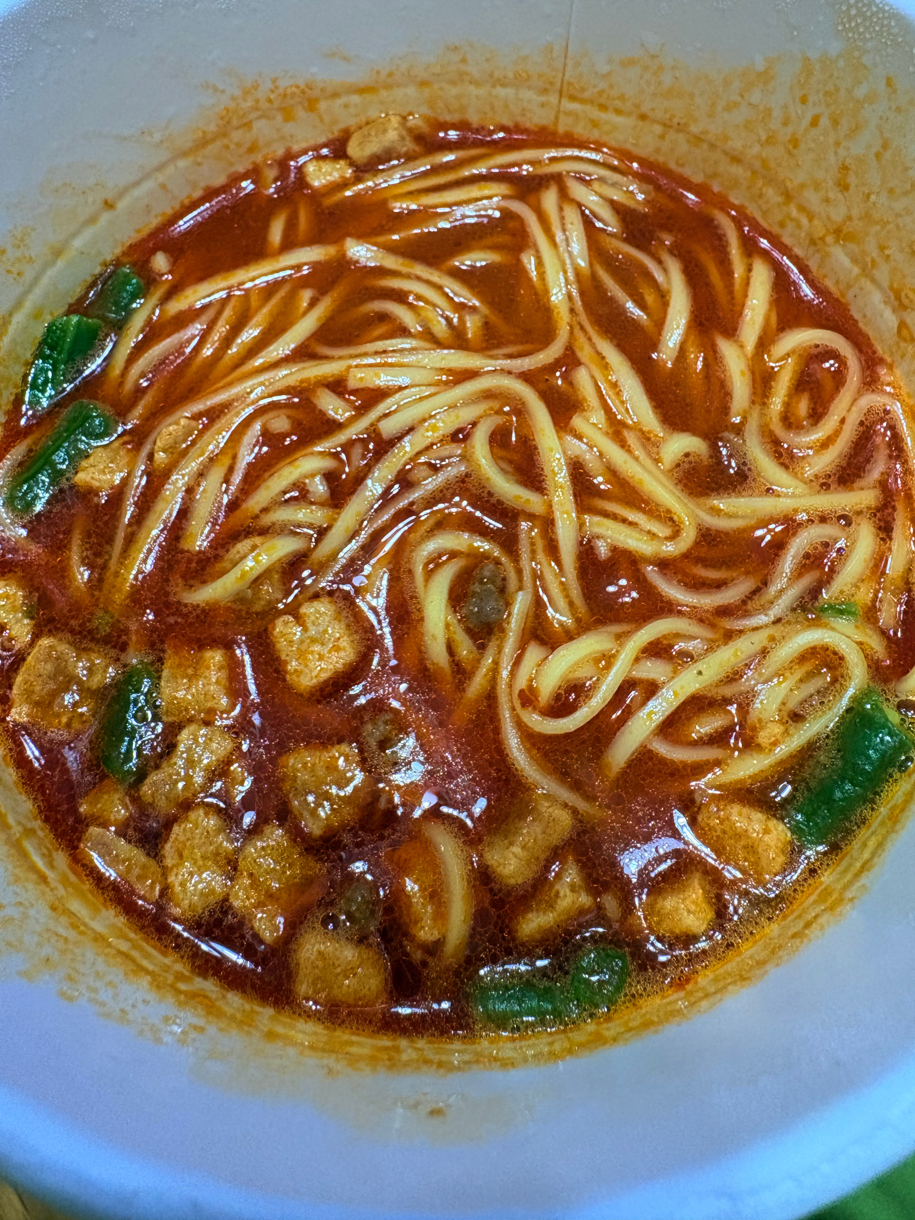 晚饭：麻婆豆腐肉臊面，豆腐有老豆腐那个味儿合肥