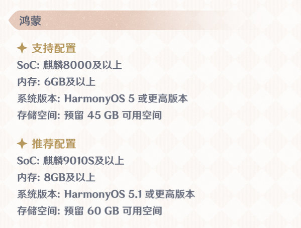 好消息啊！《原神》鸿蒙版将于9月10日版本更新完成后正式上线！鸿蒙游戏中