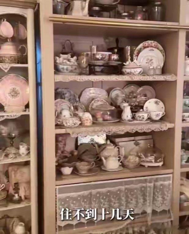 伊能静台北豪宅曝光！200多万一年只住十几天，满墙瓷器装修豪华​