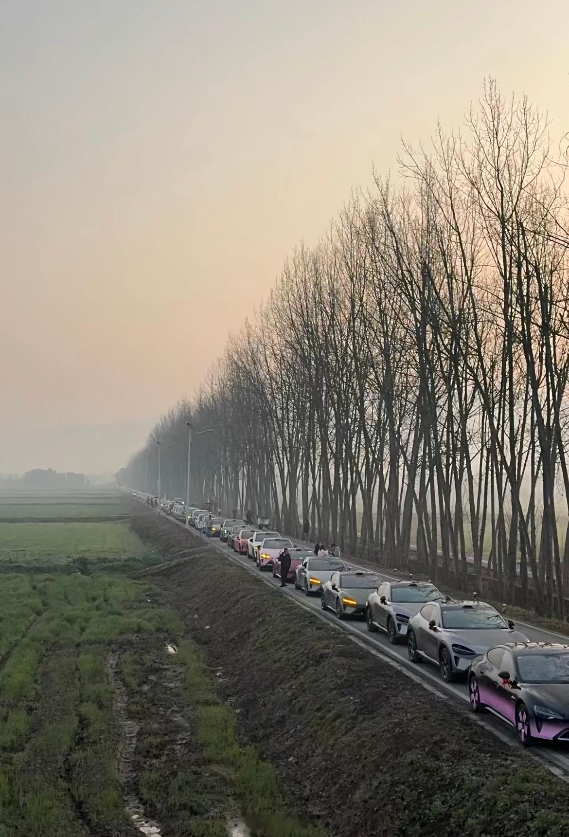 几百位小米车主参加婚礼，这是真的有排面，这氛围，全网独一份，全是热爱生活的年轻人