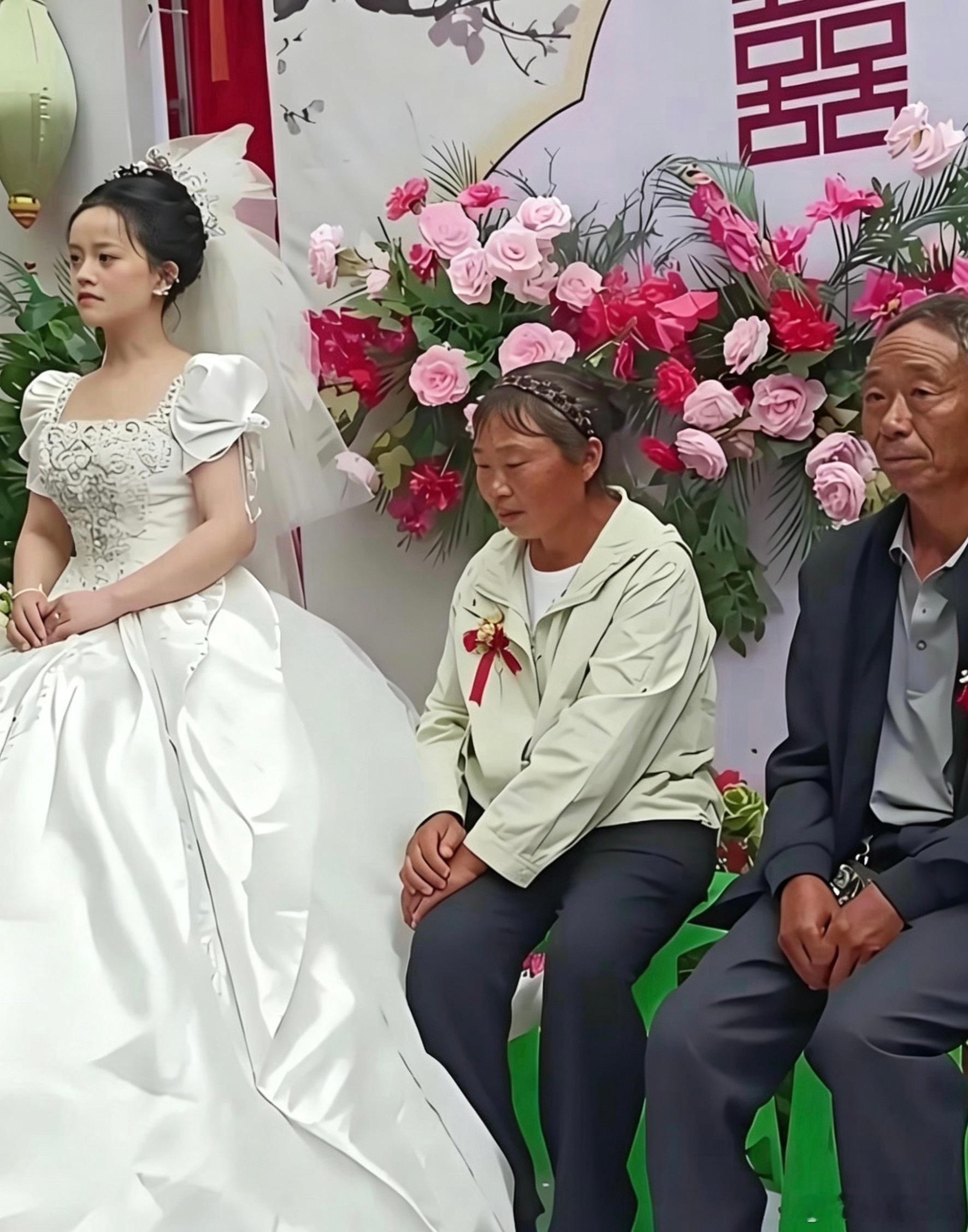 感觉好心酸父母都这样了隆重的婚礼