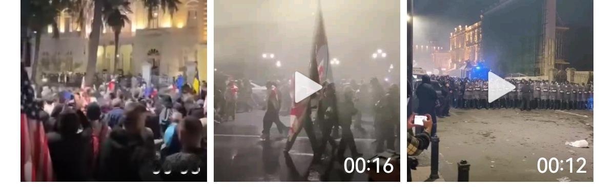 【南高加索再起“颜色革命”】格鲁吉亚选举夜的动荡🔶全国各地的居民正在通过