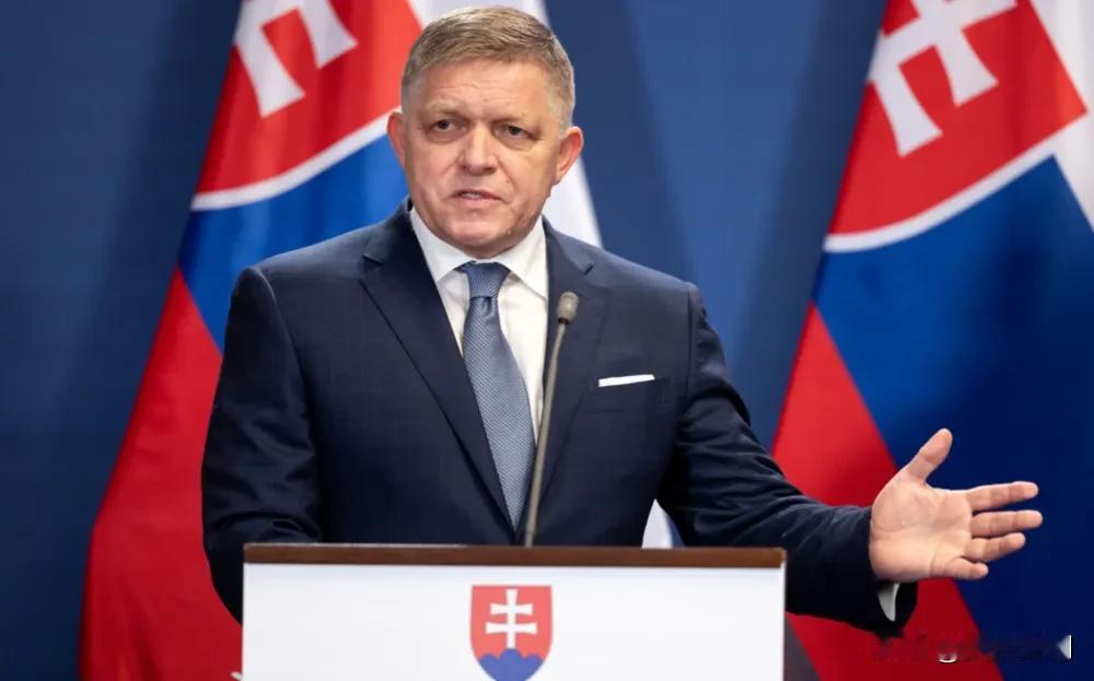 斯洛伐克总理罗伯特·菲佐（RobertFico）于2025年12月14日的电视