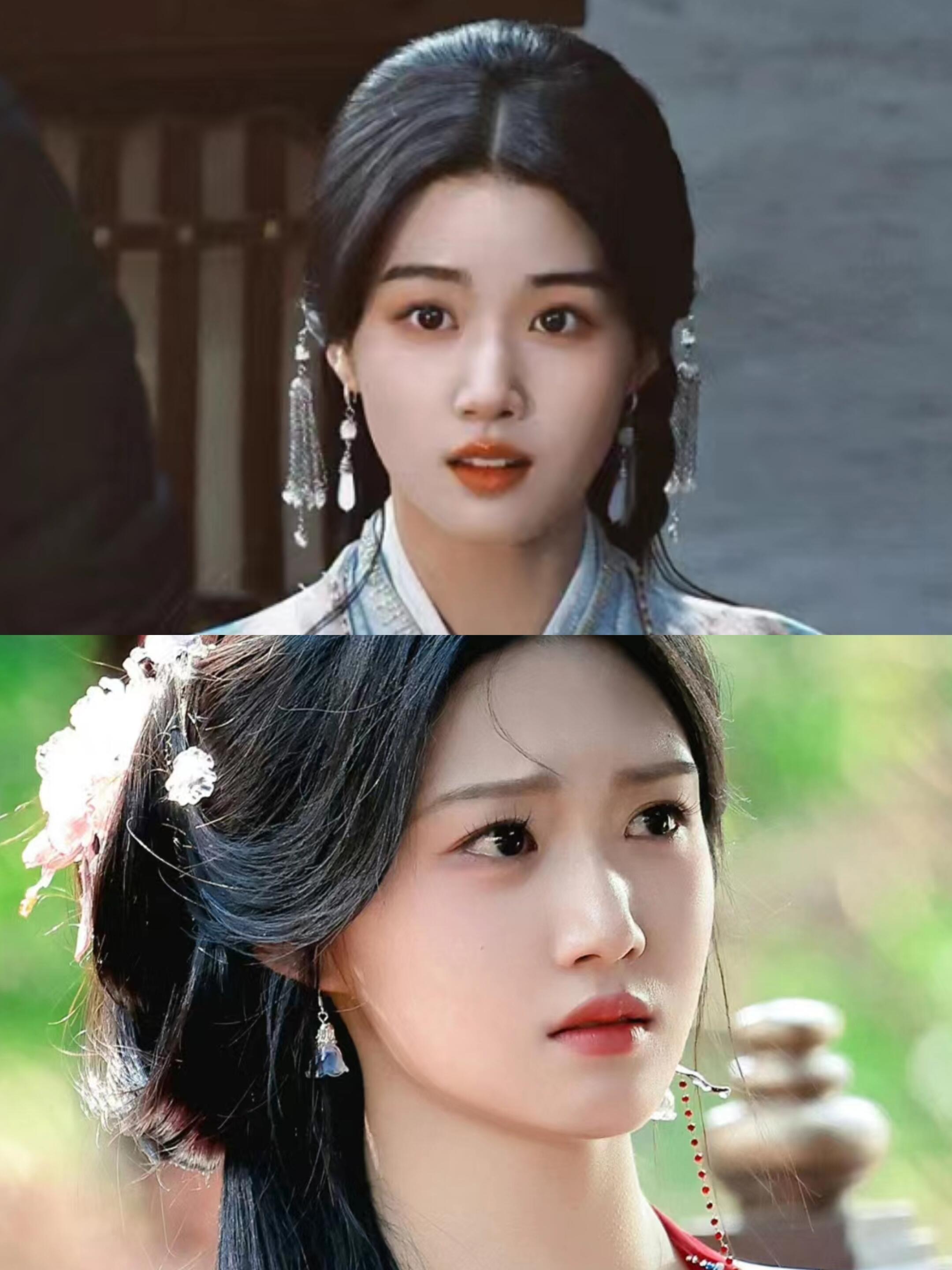 卢昱晓是怎么做到这么强的剧抛脸的？妆造不一样，风格也完全不同。