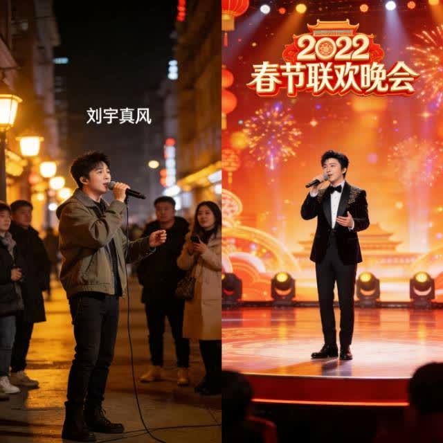 从街头直播到春晚舞台：刘宇宁的“扑剧式坚持”，藏着普通人的逆袭密码内娱从不