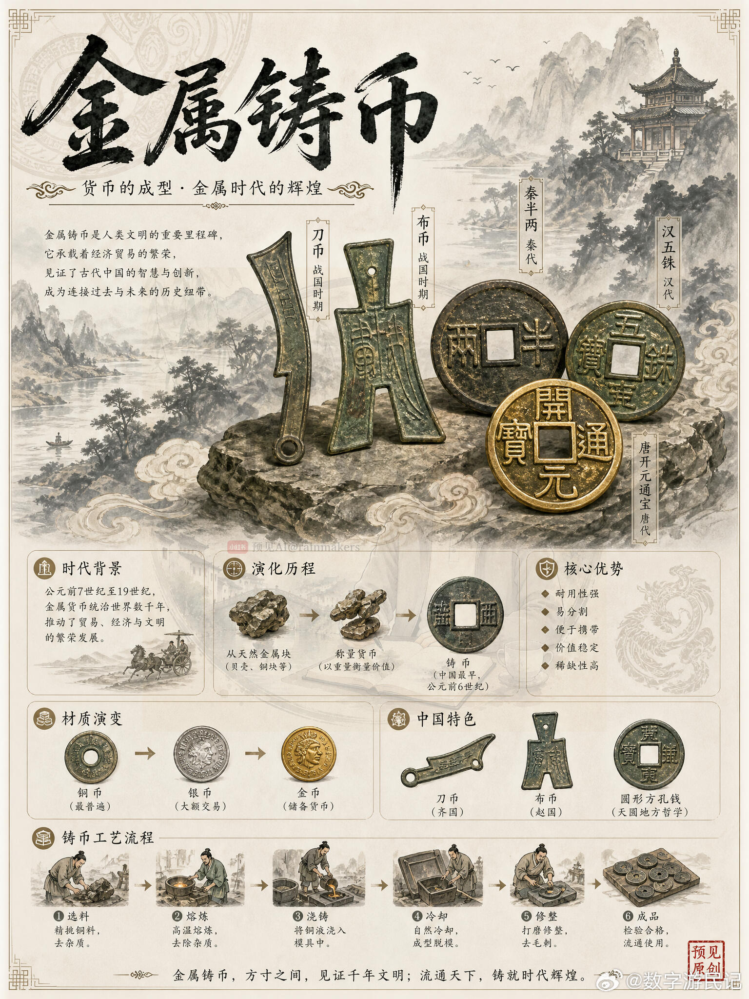 货币的演化，从物物交换到数字未来！物物交换时代"你有的正好是我想要的"——猎人
