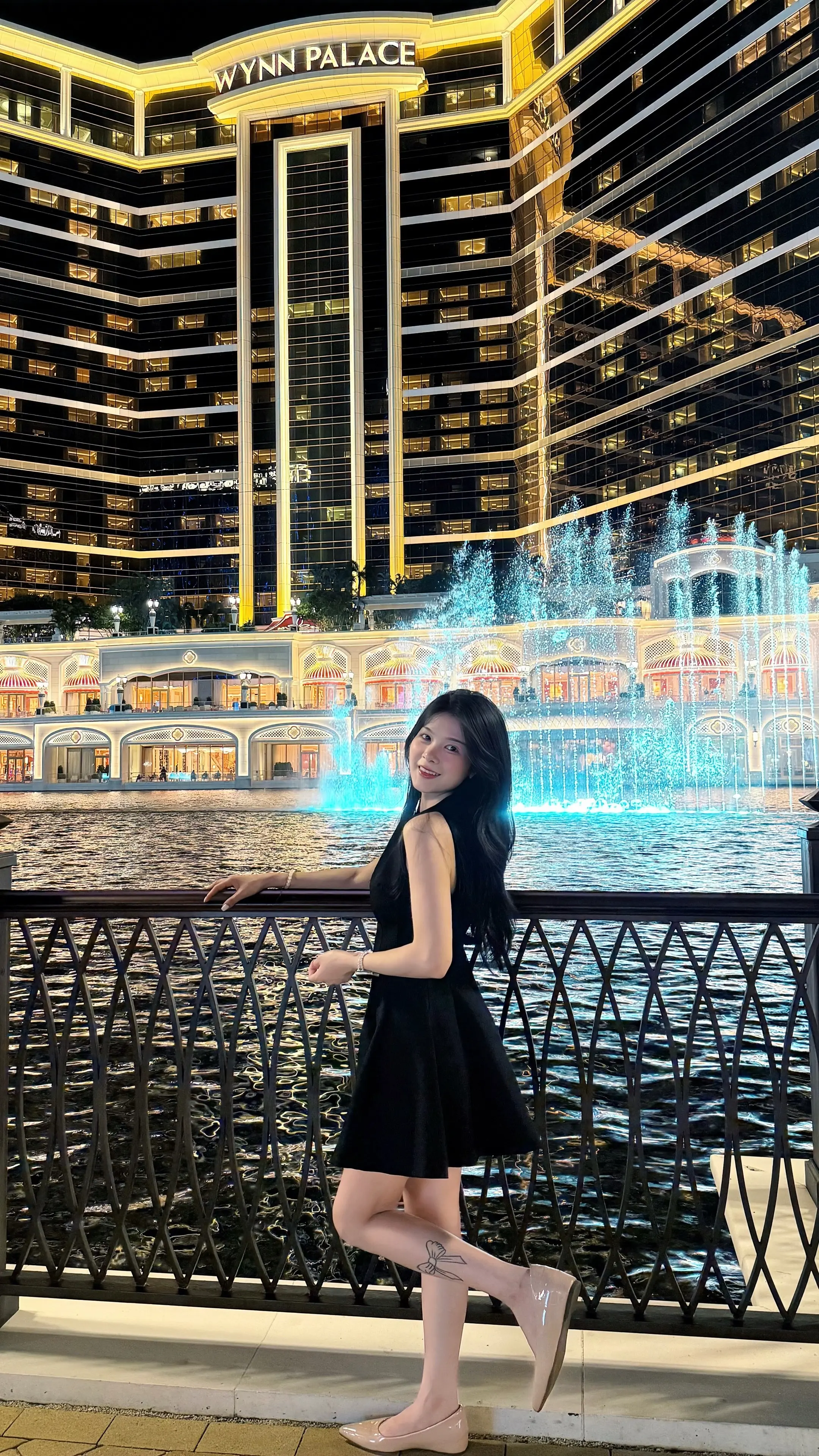 没白来澳~🇲🇴 晚上的永利皇宫夜景太美噜！