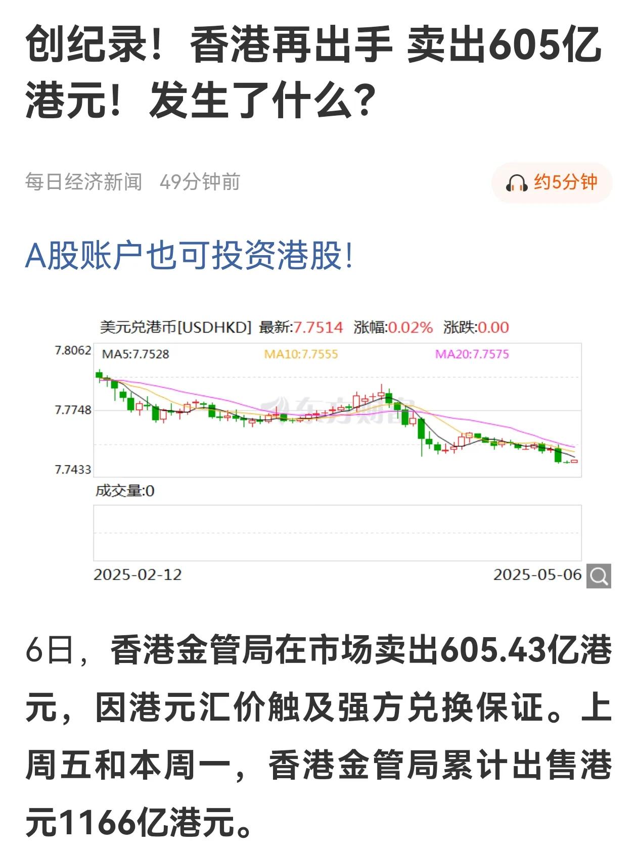 香港货币当局，你能卖出多少港币？在这个美元烂溢的时代，所有可自由兑换的货币，