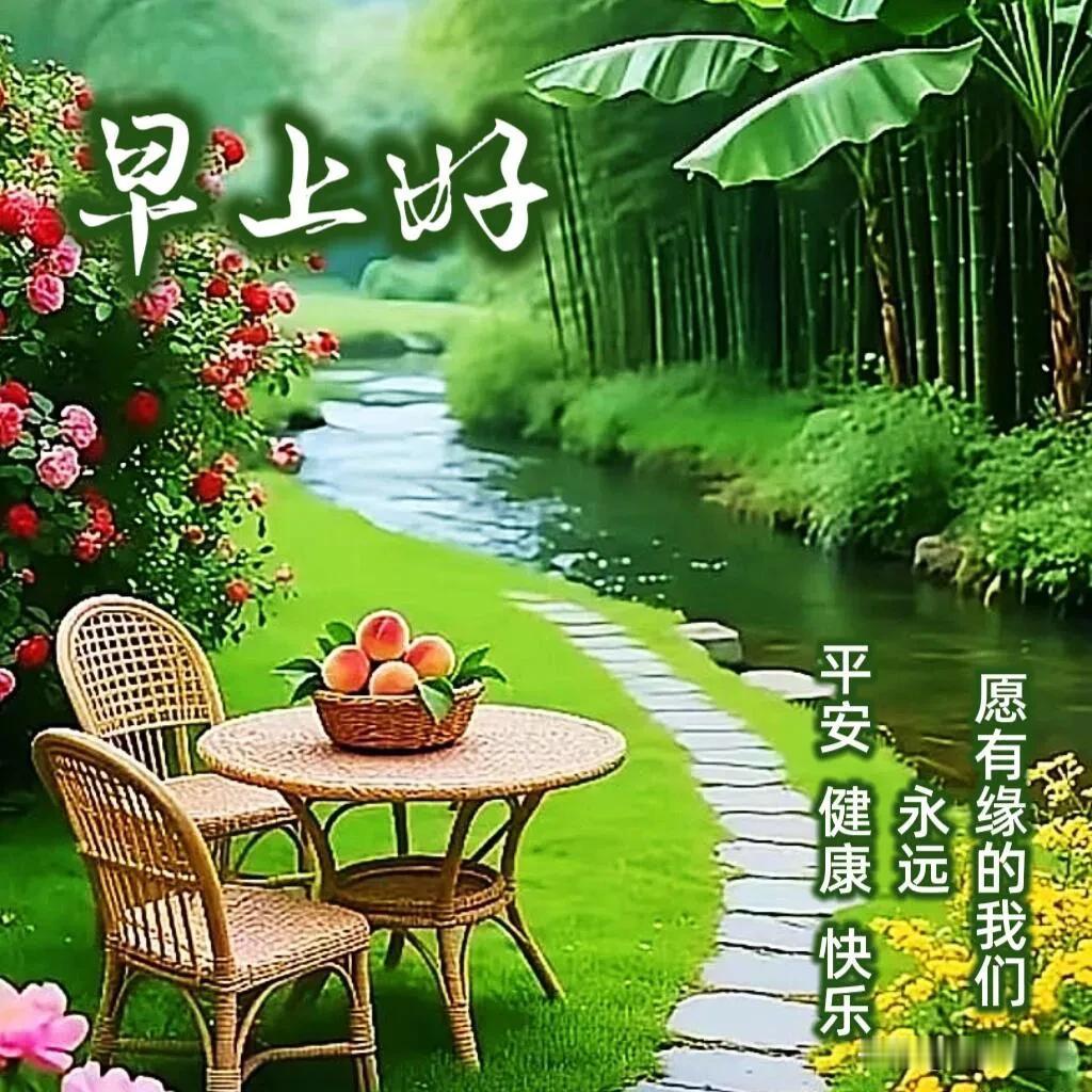 每天醒来，最好的祝福都给你，愿你今天轻松自在，笑容常在。