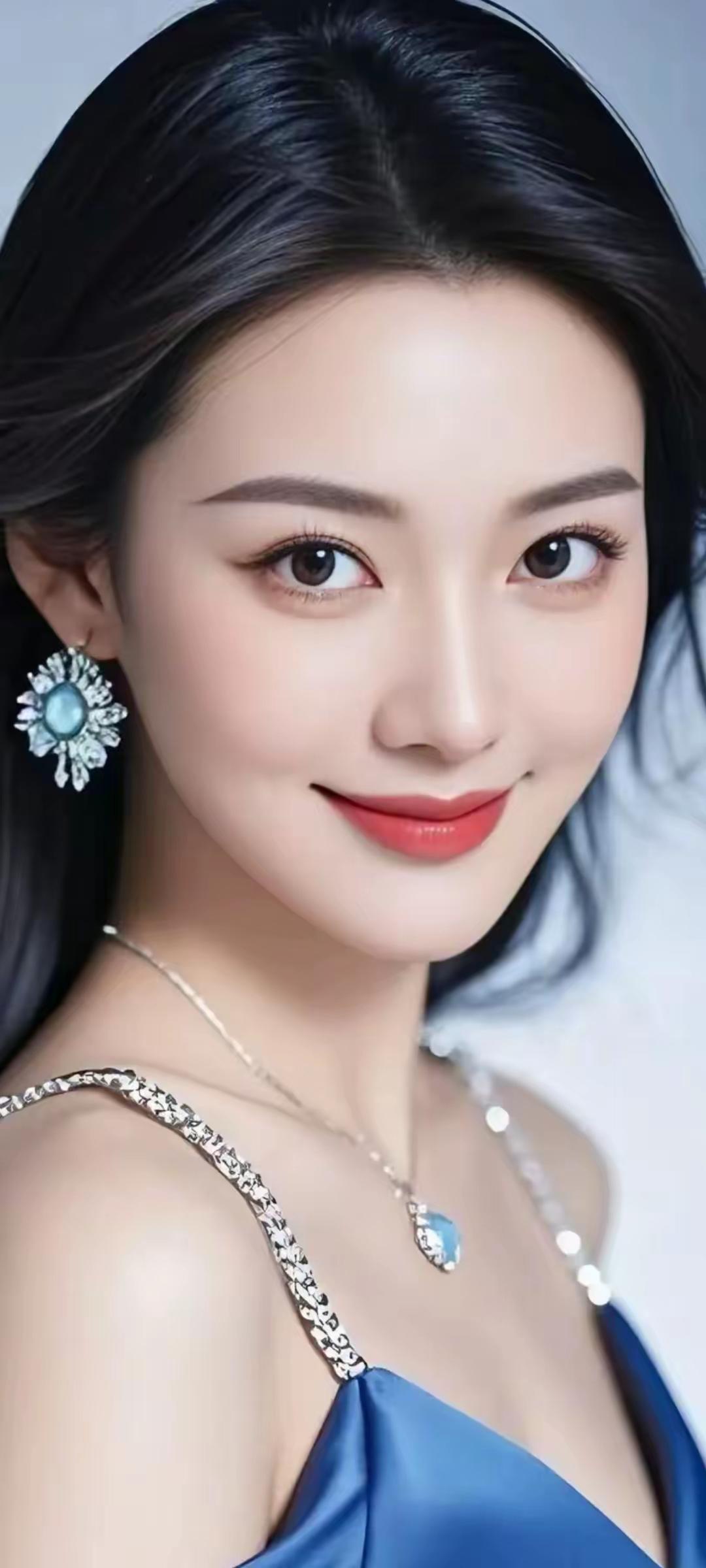 气质美人，珠光宝气