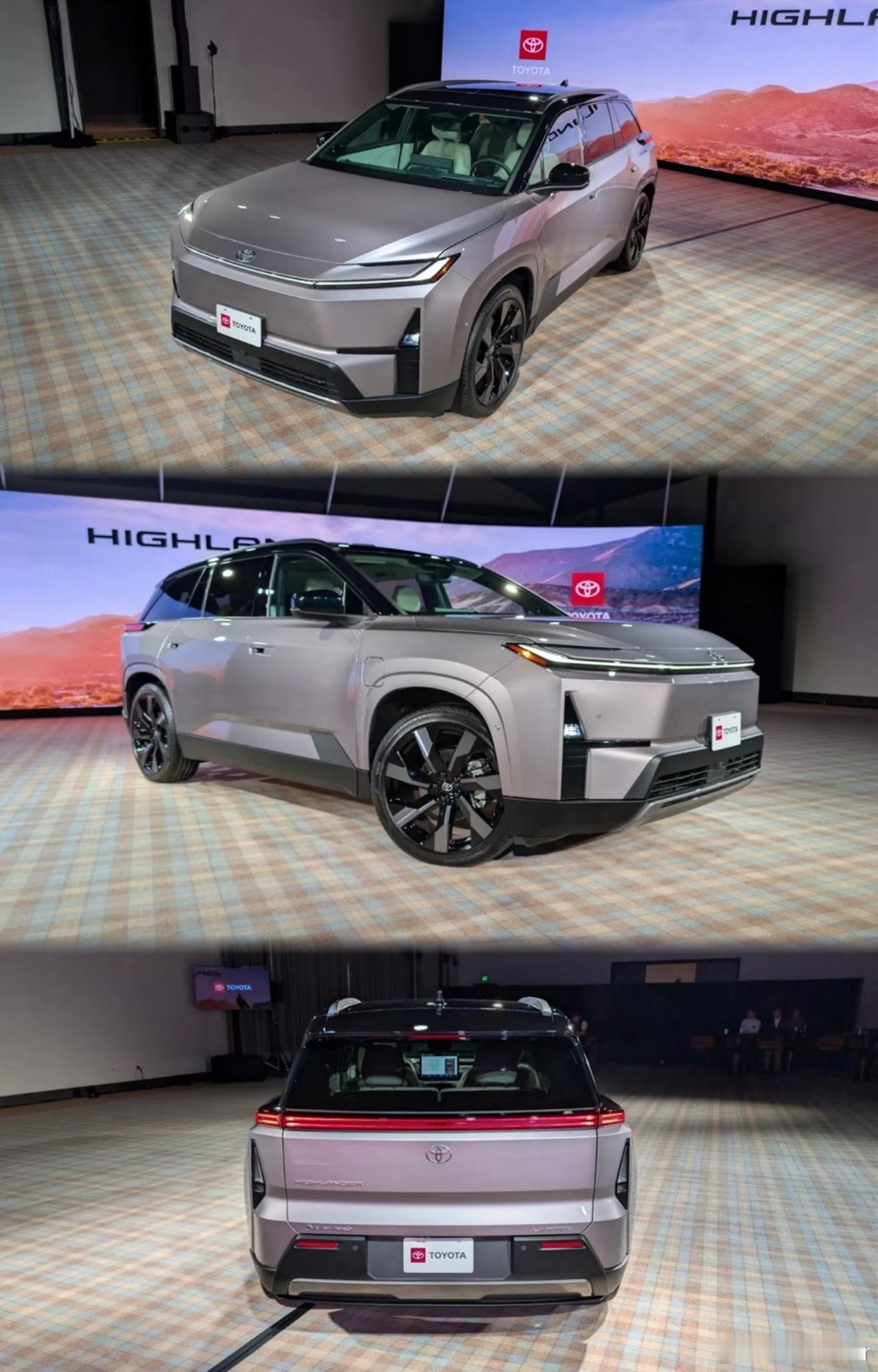 汉兰达纯电版今天亮相了大家觉得好看吗？我是觉得挺科幻挺好看的但这么大的车，纯电能