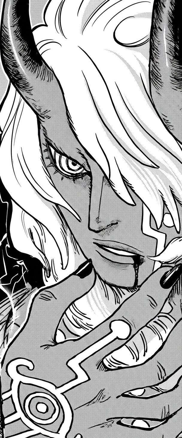 第一次见到伊姆的真容！就有种仙逆里古妖的既视感……不少粉丝认为这张脸没有震撼感…