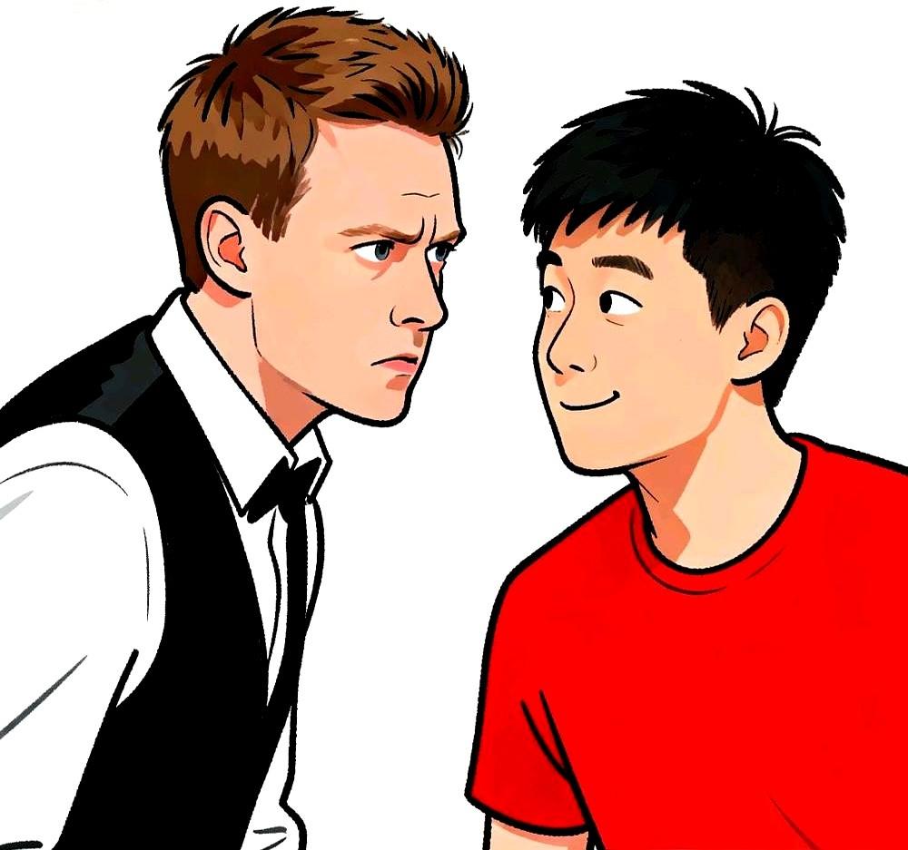 前段时间斯诺克冠中冠赛那事儿，差点让球迷以为赵心童和特鲁姆普闹掰了？其实是特